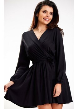 Awama A577 oversizowa mini sukienka czarna ze sklepu intimiti.pl w kategorii Sukienki - zdjęcie 187901943