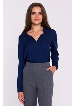 Stylove S375 bluzka z długimi rękawami granatowa ze sklepu intimiti.pl w kategorii Bluzki damskie - zdjęcie 187902253