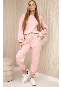 Komplet dresowy bluza i spodnie pudrowy róż ze sklepu intimiti.pl w kategorii Dresy damskie - zdjęcie 187902270