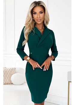 Numoco 237-5 KELLY elegancka sukienka z kopertowym dekoltem ze sklepu intimiti.pl w kategorii Sukienki - zdjęcie 187902430