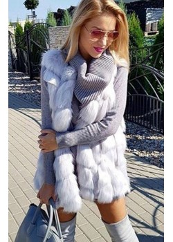 Futrzana kamizelka Lola szara ze sklepu intimiti.pl w kategorii Kamizelki damskie - zdjęcie 187902984