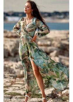 Długa sukienka w kwiaty 0219/U76 ze sklepu intimiti.pl w kategorii Sukienki - zdjęcie 187903163