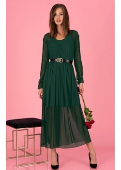 *Długa sukienka zielona Mariedam 1405 ze sklepu intimiti.pl w kategorii Sukienki - zdjęcie 187903193