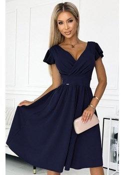 Numoco 425-3 MATILDE sukienka z dekoltem i krótkim rękawkiem ze sklepu intimiti.pl w kategorii Sukienki - zdjęcie 187903322