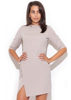Katrus K200 sukienka beżowa ze sklepu intimiti.pl w kategorii Sukienki - zdjęcie 187903434