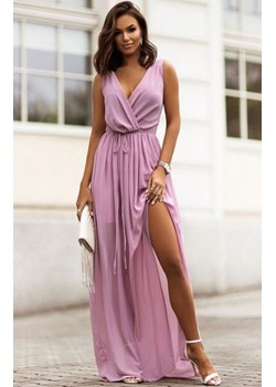 Efektowna długa sukienka Dolores wrzosowa ze sklepu intimiti.pl w kategorii Sukienki - zdjęcie 187903564