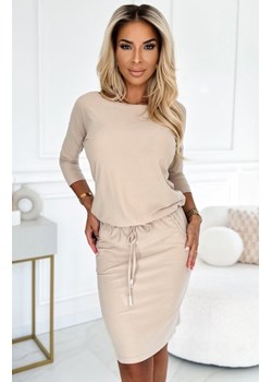 Numoco 13-161 sportowa sukienka z kieszonkami i wiązaniem ze sklepu intimiti.pl w kategorii Sukienki - zdjęcie 187903664