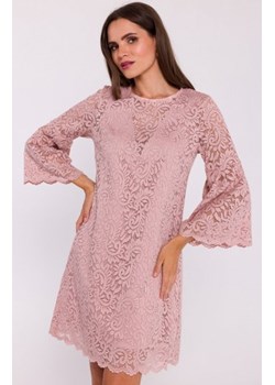 Stylove S380 koronkowa sukienka trapez pudrowa ze sklepu intimiti.pl w kategorii Sukienki - zdjęcie 187903760