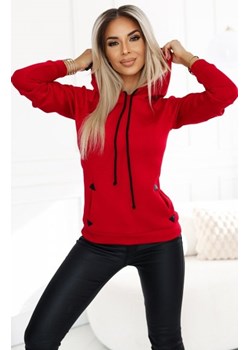 Numoco 262-2 ciepła bluza z kapturem i kieszonkami ze sklepu intimiti.pl w kategorii Bluzy damskie - zdjęcie 187903792