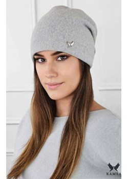 Kamea Lily wełniana czapka damska jasny szary ze sklepu intimiti.pl w kategorii Czapki zimowe damskie - zdjęcie 187904093