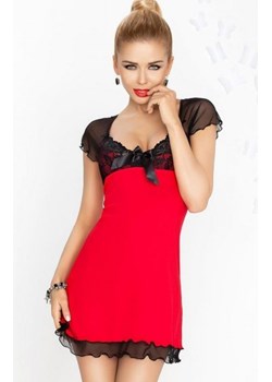 Dkaren Irina koszulka czerwona ze sklepu intimiti.pl w kategorii Koszule nocne - zdjęcie 187904164