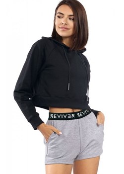 Krótka bluza z kapturem F5513 ze sklepu intimiti.pl w kategorii Bluzy damskie - zdjęcie 187904202