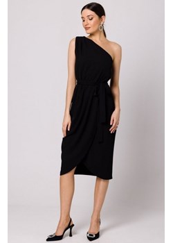 Makover sukienka na jedno ramię czarna K160 ze sklepu intimiti.pl w kategorii Sukienki - zdjęcie 187904234