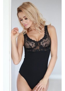 Kalimo dopasowane body damskie czarne Luzon ze sklepu intimiti.pl w kategorii Body damskie - zdjęcie 187904330