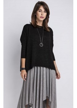 MKM SWE040 sweter z połyskującą nitką czarny ze sklepu intimiti.pl w kategorii Swetry damskie - zdjęcie 187904494