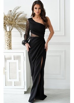 Bicotone asymetryczna maxi sukienka z cekinami ze sklepu intimiti.pl w kategorii Sukienki - zdjęcie 187904793