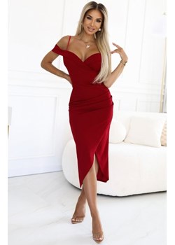 Numoco 564-8 CALLIE sukienka midi z odkrytymi ramionami i dekoltem ze sklepu intimiti.pl w kategorii Sukienki - zdjęcie 187904863