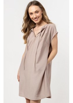 Awama A731 luźna sukienka mini beżowa ze sklepu intimiti.pl w kategorii Sukienki - zdjęcie 187905240
