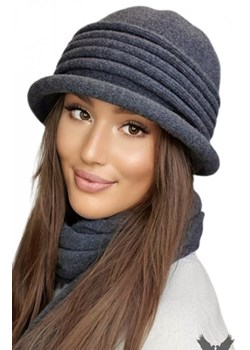 Kamea Salerno kapelusz damski grafitowy ze sklepu intimiti.pl w kategorii Kapelusze damskie - zdjęcie 187905301