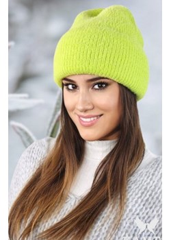 Kamea Benita zielona czapka damska ze sklepu intimiti.pl w kategorii Czapki zimowe damskie - zdjęcie 187905683