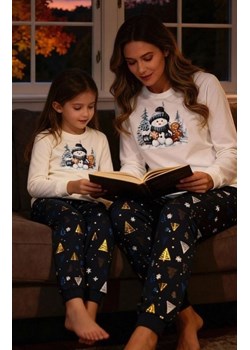 Cornette Young Girl 978/189 Snowy Day Christmas piżama dziewczęca ze sklepu intimiti.pl w kategorii Piżamy dziecięce - zdjęcie 187905703
