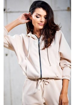 Awama A590 beżowa bluza z kapturem ze sklepu intimiti.pl w kategorii Bluzy damskie - zdjęcie 187905810