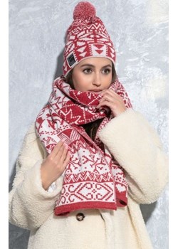 Czapka z pomponem i szal F1576 ze sklepu intimiti.pl w kategorii Czapki zimowe damskie - zdjęcie 187905894