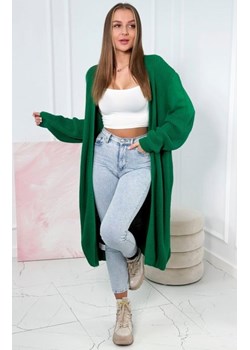 Sweter długi kardigan zielony jasny ze sklepu intimiti.pl w kategorii Swetry damskie - zdjęcie 187906051