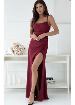 Duet Sylia długa sukienka wieczorowa bordowa ze sklepu intimiti.pl w kategorii Sukienki - zdjęcie 187906273