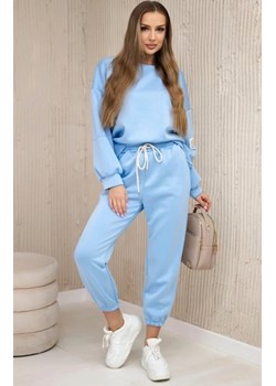 Komplet dresowy bluza i spodnie niebieski ze sklepu intimiti.pl w kategorii Dresy damskie - zdjęcie 187906300