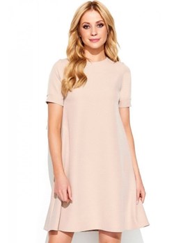 *Makadamia M440 sukienka beżowa ze sklepu intimiti.pl w kategorii Sukienki - zdjęcie 187906303