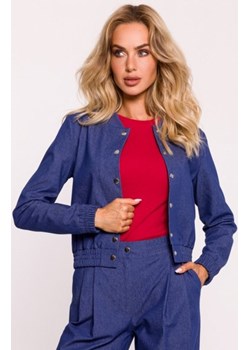 Moe kurtka bomberka niebieska M800 ze sklepu intimiti.pl w kategorii Kurtki damskie - zdjęcie 187906354