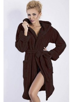Dkaren Diana czekoladowy szlafrok damski ze sklepu intimiti.pl w kategorii Szlafroki damskie - zdjęcie 187906664