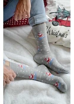 Milena 1290-032 Świąteczne Mikołaj Snowboard skarpety męskie ze sklepu intimiti.pl w kategorii Skarpetki męskie - zdjęcie 187906710