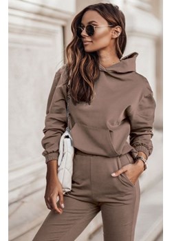 Dwuczęściowy komplet dresowy Bibi mocca ze sklepu intimiti.pl w kategorii Dresy damskie - zdjęcie 187907251
