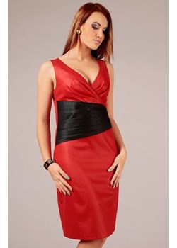 Vera Fashion Oriana sukienka czerwona ze sklepu intimiti.pl w kategorii Sukienki - zdjęcie 187907332