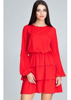 Figl M601 sukienka czerwona ze sklepu intimiti.pl w kategorii Sukienki - zdjęcie 187907473