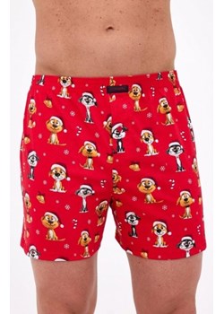 Cornette 016/21 Dogs Christmas bokserki męskie ze sklepu intimiti.pl w kategorii Majtki męskie - zdjęcie 187907960