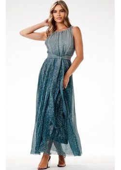 Awama A703 sukienka wieczorowa z efektem ombre zielona ze sklepu intimiti.pl w kategorii Sukienki - zdjęcie 187908141