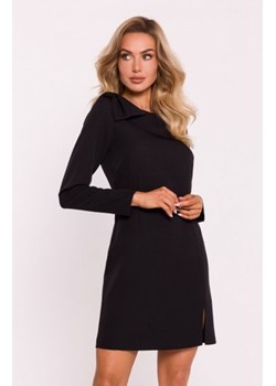 Moe sukienka z kokardą na ramieniu czarna M814 ze sklepu intimiti.pl w kategorii Sukienki - zdjęcie 187908280