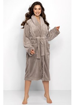 Momenti Per Me One And Only Long Beige szlafrok damski ze sklepu intimiti.pl w kategorii Szlafroki damskie - zdjęcie 187908330