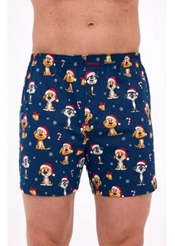 Cornette 016/20 Dogs Christmas bokserki męskie ze sklepu intimiti.pl w kategorii Majtki męskie - zdjęcie 187908360