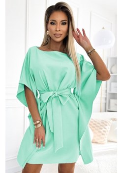 Numoco 287-31 SOFIA kobieca sukienka motyl z wiązaniem w pasie ze sklepu intimiti.pl w kategorii Sukienki - zdjęcie 187908454