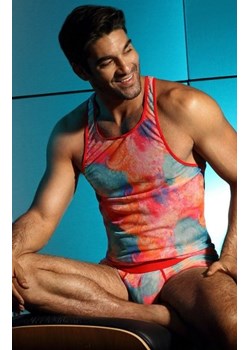 Anais Falcon kolorowy top męski ze sklepu intimiti.pl w kategorii Podkoszulki męskie - zdjęcie 187908473