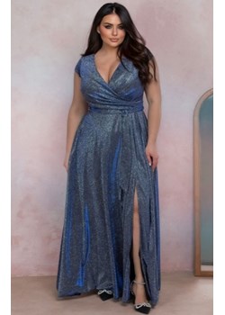 Duet Amanda długa sukienka plus size lux disco ze sklepu intimiti.pl w kategorii Sukienki - zdjęcie 187908524