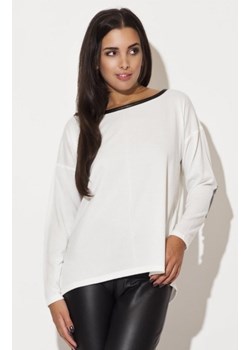 Katrus K118 sweter ecru ze sklepu intimiti.pl w kategorii Swetry damskie - zdjęcie 187908682