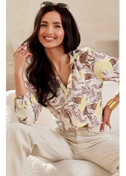 Anvien koszula damska w roślinny print 03F ze sklepu intimiti.pl w kategorii Koszule damskie - zdjęcie 187908772