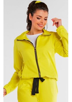 Oversizowa bluza z kapturem M246 żółta ze sklepu intimiti.pl w kategorii Bluzy damskie - zdjęcie 187908861