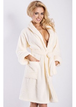 Dkaren Eliza szlafrok damski ecru ze sklepu intimiti.pl w kategorii Szlafroki damskie - zdjęcie 187908901