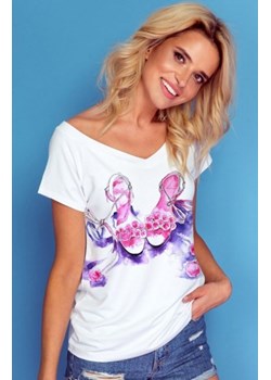 *Knits K123 bluzka kolorowe buty ze sklepu intimiti.pl w kategorii Bluzki damskie - zdjęcie 187908962